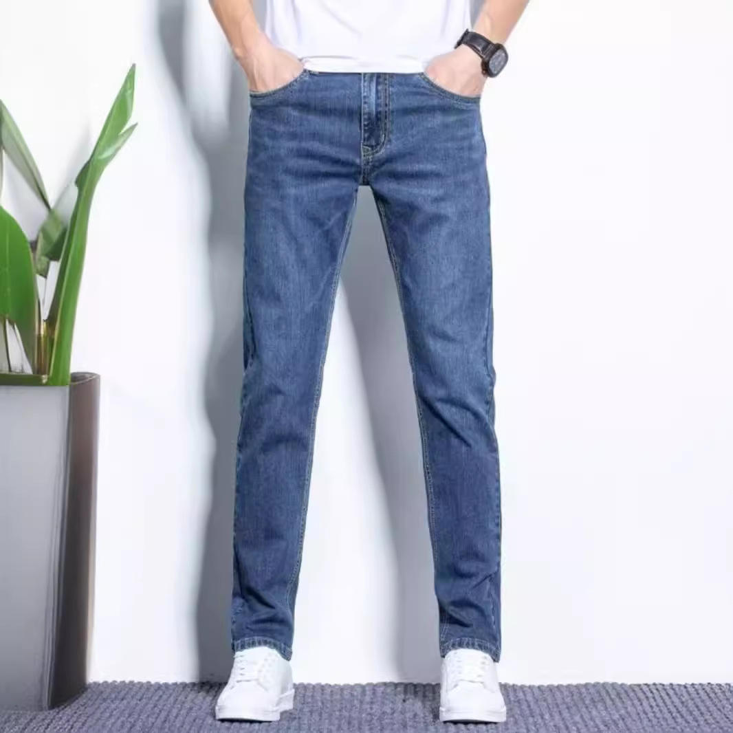Best-Selling Summer Slim Casual Men Jeans (3) Summer slim casual men jeans lightweight wholesale denim
