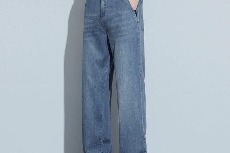 Casual summer men jeans lightweight denim style