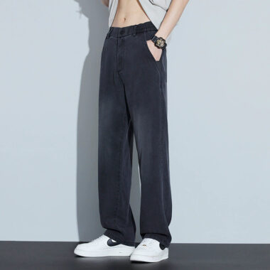 Casual summer men jeans lightweight denim style