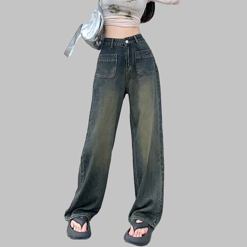 Custom Vintage Loose Fit Women Jeans Collection (2) Vintage loose fit custom women jeans in casual style