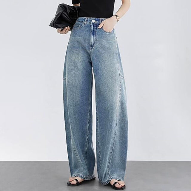 Premium wide leg women jeans for wholesale buyers