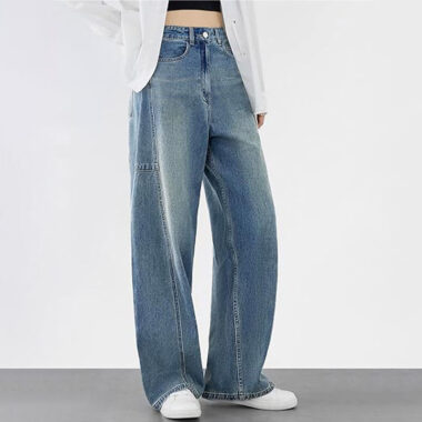 Premium wide leg women jeans for wholesale buyers