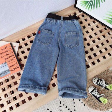 New Fall-Spring Girls Wide-Leg Children Jeans by Trusted Manufacturers