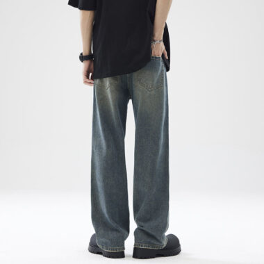 Premium loose vintage men jeans denim style