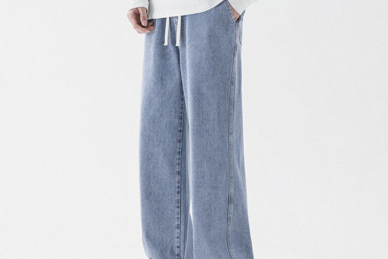 Best-selling loose casual men jeans streetwear style