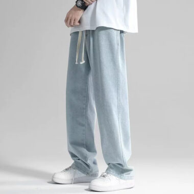 Best-selling loose casual men jeans streetwear style