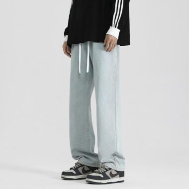 Best-selling loose casual men jeans streetwear style