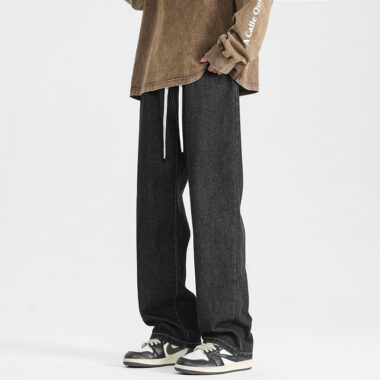 Best-selling loose casual men jeans streetwear style