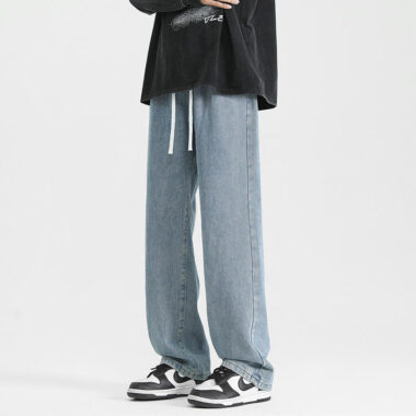 Best-selling loose casual men jeans streetwear style