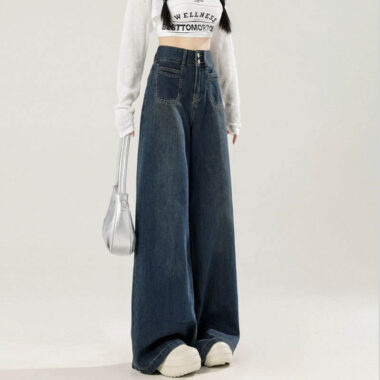 Loose straight women jeans from trusted supplier