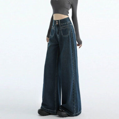 Loose straight women jeans from trusted supplier