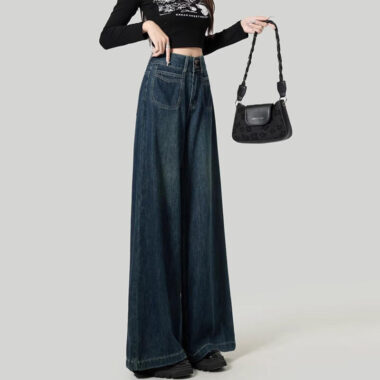 Loose straight women jeans from trusted supplier