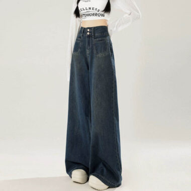 Loose straight women jeans from trusted supplier