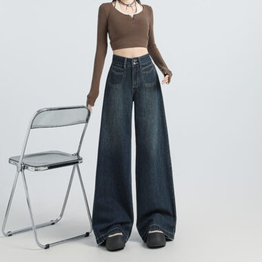 Loose straight women jeans from trusted supplier