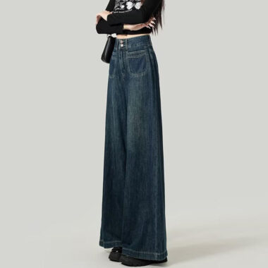 Loose straight women jeans from trusted supplier