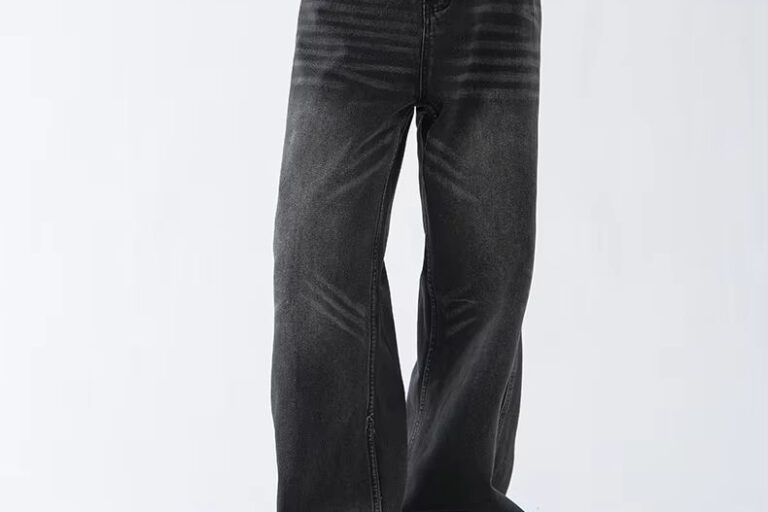 Premium custom loose men jeans high-quality denim