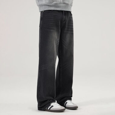 Premium custom loose men jeans high-quality denim