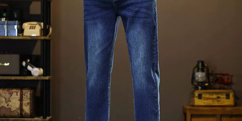 Slim fit straight stretch men jeans from supplier
