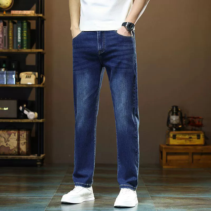 Slim fit straight stretch men jeans from supplier