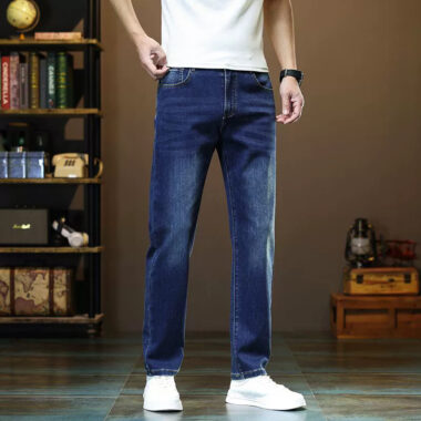 Slim fit straight stretch men jeans from supplier