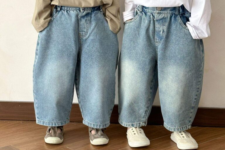 Loose casual girls Children Jeans wholesale denim