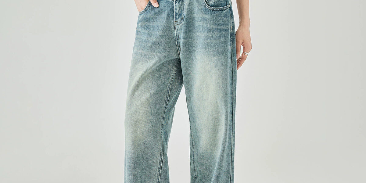 Loose fit fashion women jeans for wholesale and retail