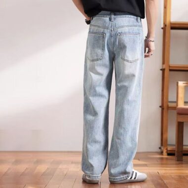 Loose casual all-match simple men jeans