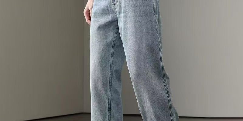 Loose casual all-match simple men jeans
