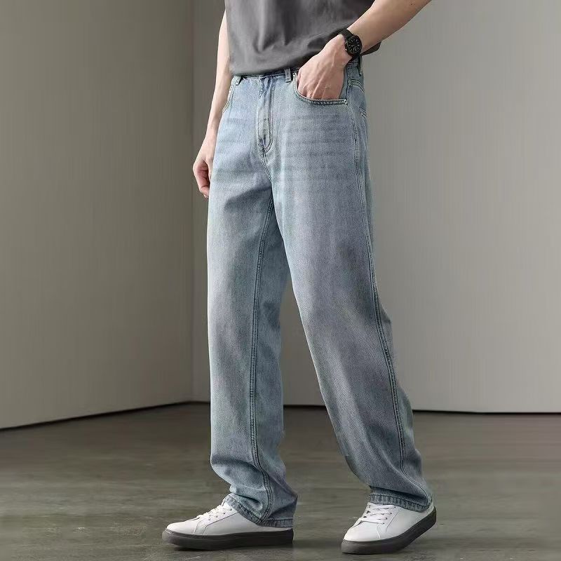 Loose casual all-match simple men jeans