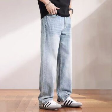 Loose casual all-match simple men jeans