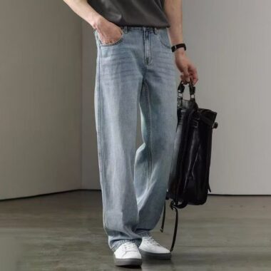 Loose casual all-match simple men jeans