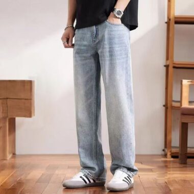 Loose casual all-match simple men jeans
