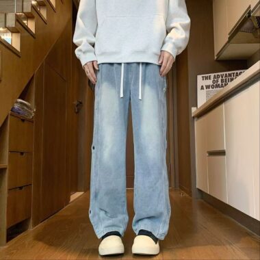 New vintage loose all-match men jeans