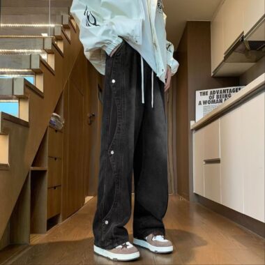 New vintage loose all-match men jeans