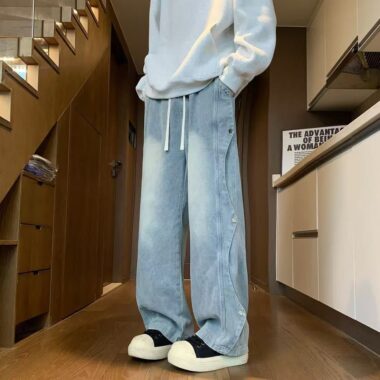 New vintage loose all-match men jeans