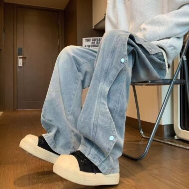 New vintage loose all-match men jeans