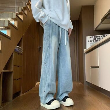 New vintage loose all-match men jeans