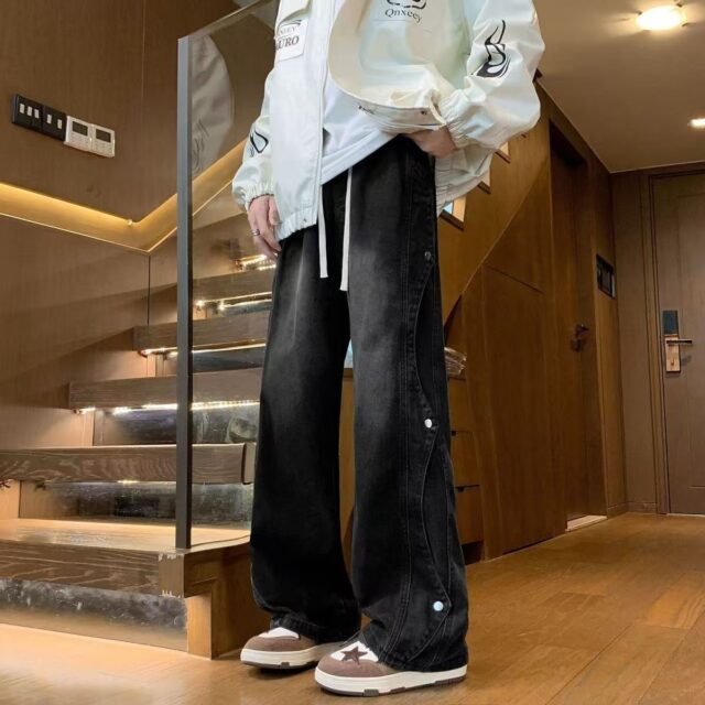 New vintage loose all-match men jeans