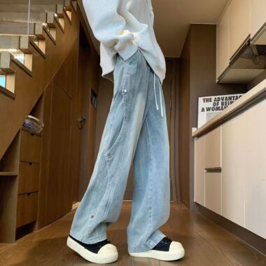 New vintage loose all-match men jeans