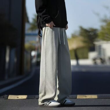 American casual loose straight spring autumn men jeans