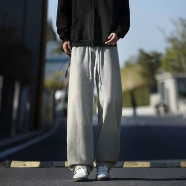 American casual loose straight spring autumn men jeans