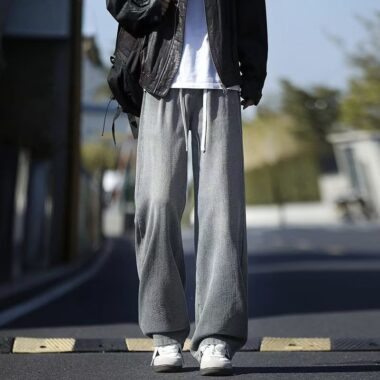 American casual loose straight spring autumn men jeans