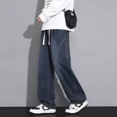 American vintage loose straight casual men jeans