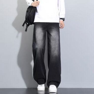 American vintage loose straight casual men jeans