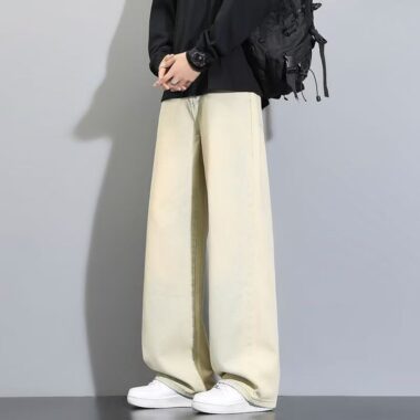 American vintage loose straight casual men jeans