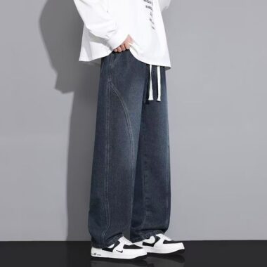 American vintage loose straight casual men jeans