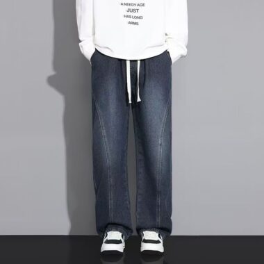 American vintage loose straight casual men jeans