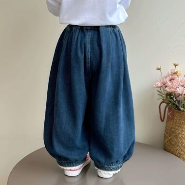 Spring autumn harem jogger style girls children jeans