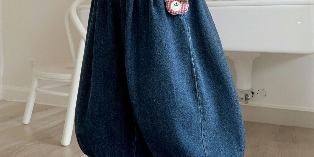 Spring autumn harem jogger style girls children jeans