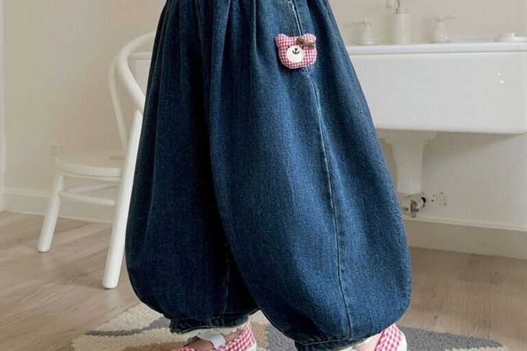 Spring autumn harem jogger style girls children jeans